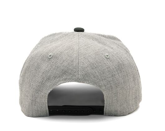 Kšiltovka Brixton Crest C MP Snapback - Heather Grey/Black