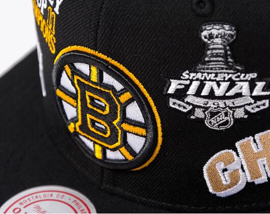 Kšiltovka Mitchell & Ness World Champs Snapback NHL Boston Bruins Black