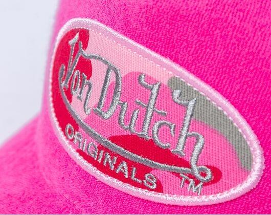 Kšiltovka Von Dutch Skagen Trucker - French Terry - Pink/Grey