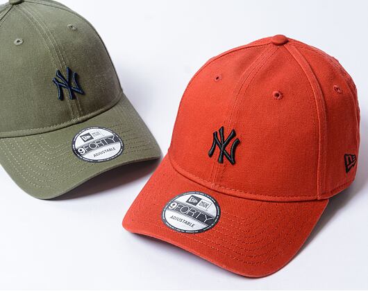 Kšiltovka New Era - 9FORTY Summer Washed - NY Yankees - Rust / Black