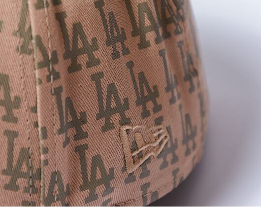 Kšiltovka New Era - 9FORTY Team Monogram - LA Dodgers - Camel