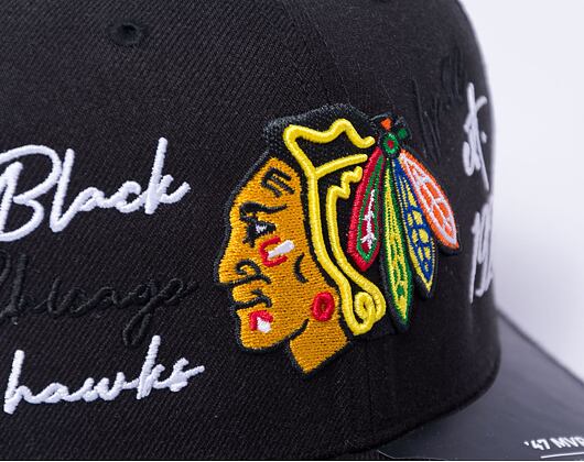 Kšiltovka Adam Wave Custom NHL Chicago Blackhawks MVP DP Black - "Stanley Cup"