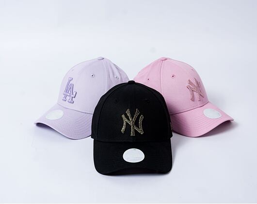 Dámská kšiltovka New Era - 9FORTY Metallic Logo - NY Yankees - Black