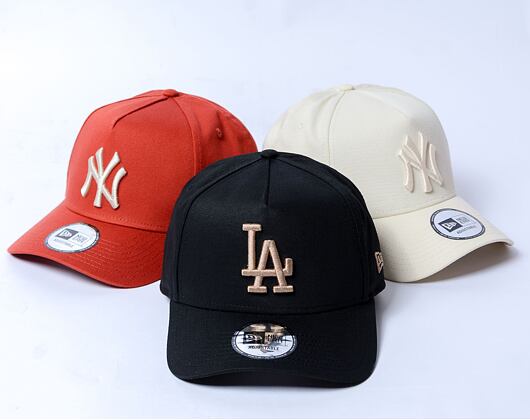 Kšiltovka New Era - 9FORTY A-Frame League Essential - LA Dodgers - Black / Beige