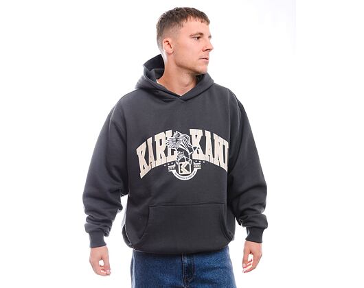 Mikina Karl Kani - OG Eagle Print Oversized Hoodie - Grey