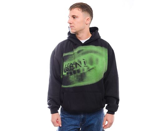 Mikina Karl Kani - Retro Grillz Oversized Hoodie - Black/Green