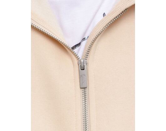 Mikina Karl Kani - Authentic Star Logo OS Full Zip Hoodie - Light Sand