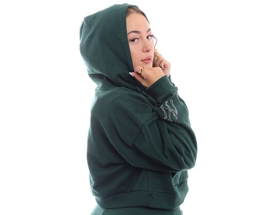 Dámská Mikina New Era - Diamante Hoody - NY Yankees - Dark Green