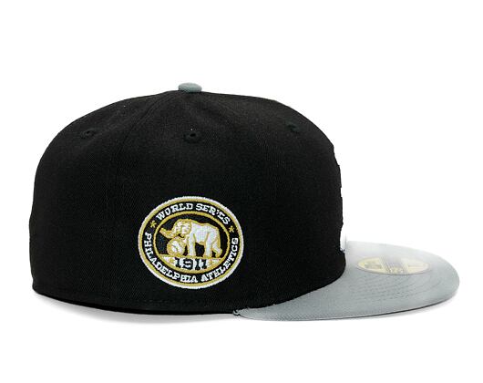 Kšiltovka New Era - 59FIFTY Contrast Pin - Oakland Athletics - Black