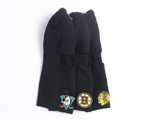 Zimní kukla Mitchell & Ness - Tailgate Balaclava Knit - Anaheim Ducks - Black