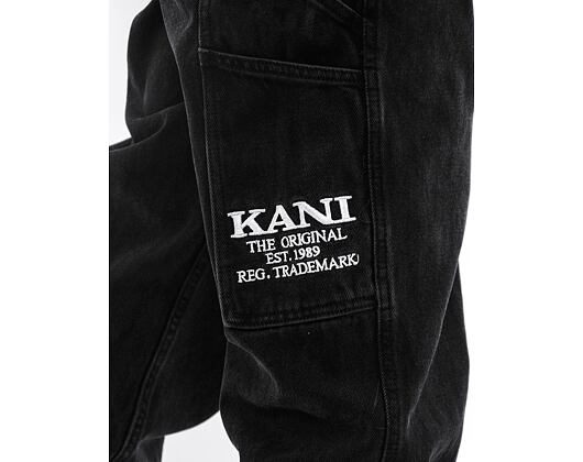 Pracovní Kalhoty Retro Baggy Workwear Denim vintage black