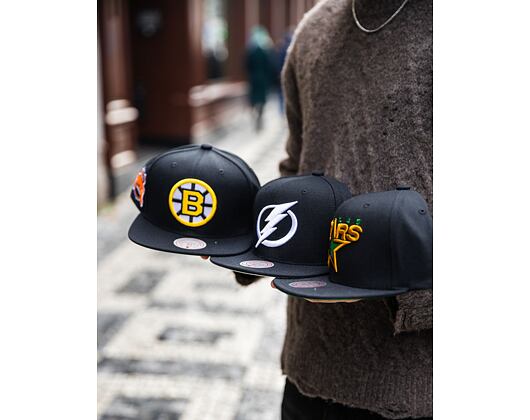 Kšiltovka Mitchell & Ness - Conference Patch Snapback - Tampa Bay Lightning - Black