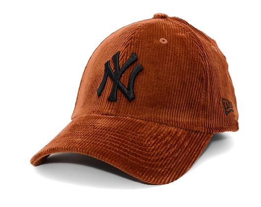 Kšiltovka New Era - 39THIRTY MLB Cord - NY Yankees - Brown / Black