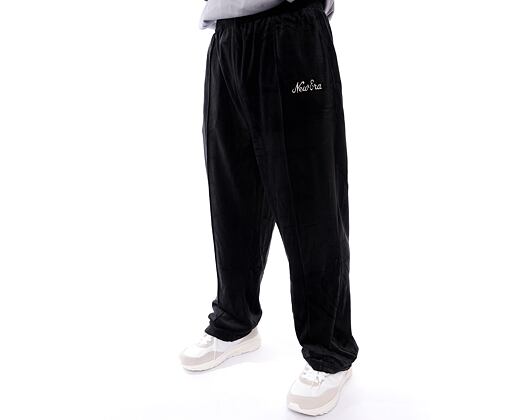 Kalhoty New Era - Velour Track Pants - Black