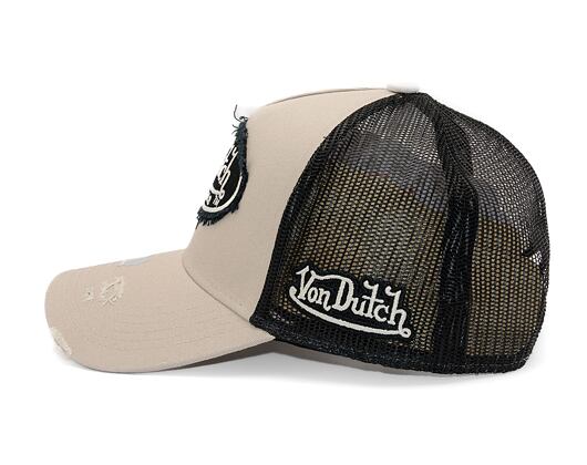 Kšiltovka Von Dutch - Trucker Kalmar - Cot Twill - Grey/ Black