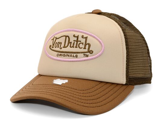 Kšiltovka Von Dutch Trucker Tampa Foam Brown/Pink