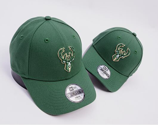 Dětská Kšiltovka New Era - NBA The League 9FORTY - Milwaukee Bucks - Team Color