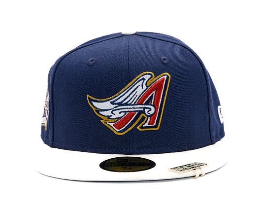 Kšiltovka New Era - MLB Visor Clip 59FIFTY - Anaheim Angels - Light Navy / Cream