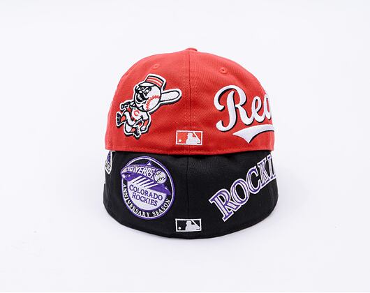 Kšiltovka New Era - MLB Image Drop - All Over Print 59FIFTY - Cincinnati Reds - Scarlet