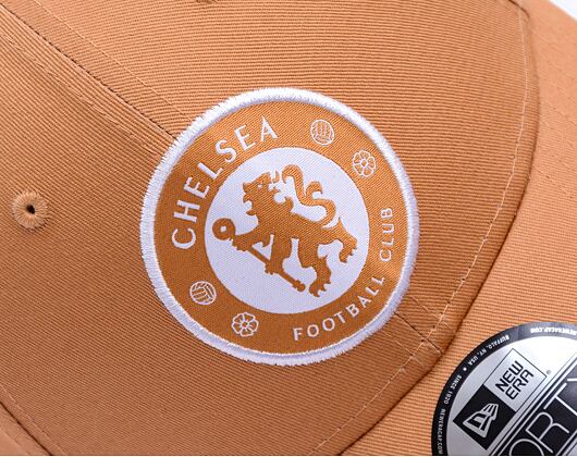 Kšiltovka New Era - Pop Outline 9FORTY - Chelsea FC Lion Crest - Ochre / White