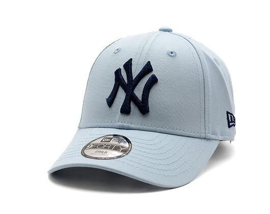 Dětská Kšiltovka New Era - MLB Metallic 9FORTY - NY Yankees - Pastel Blue