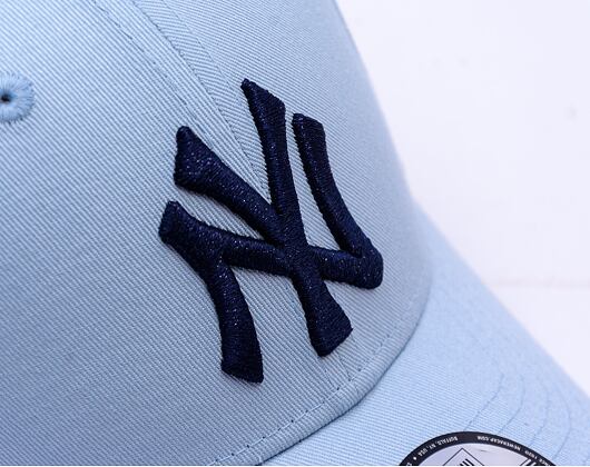 Dětská Kšiltovka New Era - MLB Metallic 9FORTY - NY Yankees - Pastel Blue