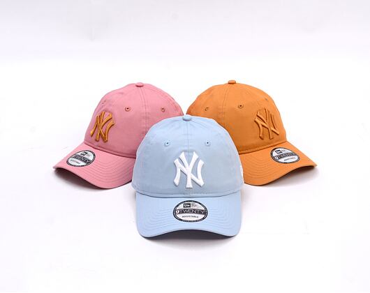 Kšiltovka New Era - MLB Essential 9TWENTY - NY Yankees - Pastel Blue / White