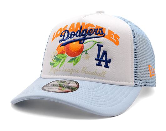 Kšiltovka New Era - MLB Fruit Graphic 9FORTY Trucker - LA Dodgers - Pastel Blue