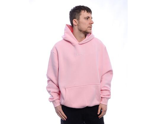 Mikina Karl Kani Small Signature Essential Os Hoodie rose