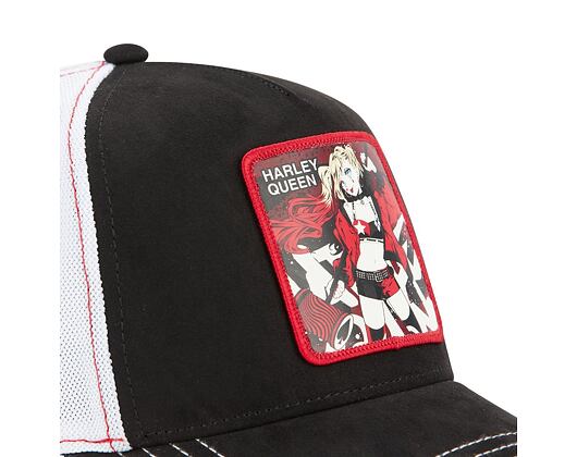 Kšiltovka Capslab - Trucker DC Comics - Harley Queen - Black / White