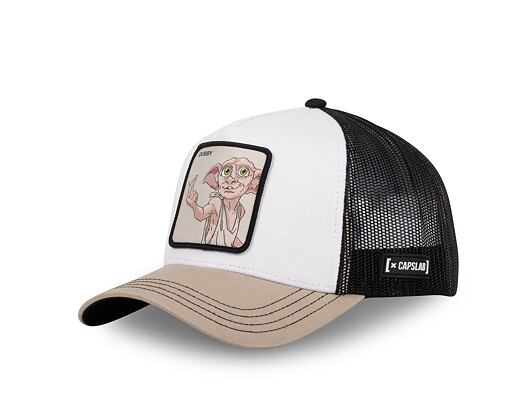 Kšiltovka Capslab - Trucker Harry Potter - Dobby - Beige