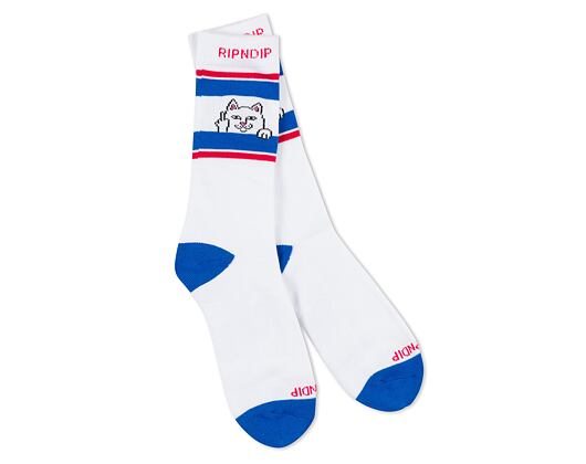 Ponožky Rip N Dip - Peeking Nermal Socks - White