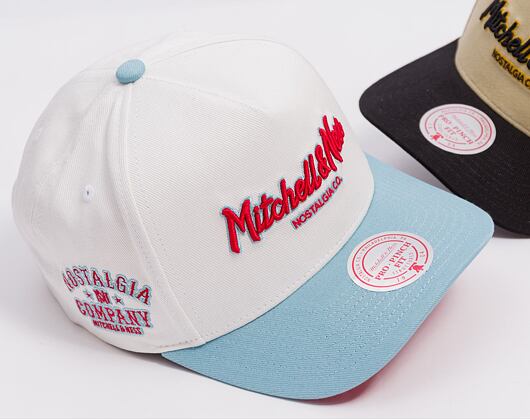 Kšiltovka Mitchell & Ness - Nostalgia Pro Crown - Sand/Baby Blue