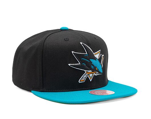 Kšiltovka Mitchell & Ness NHL Team 2 Tone 2.0 Snapback San Jose Sharks Black / Teal