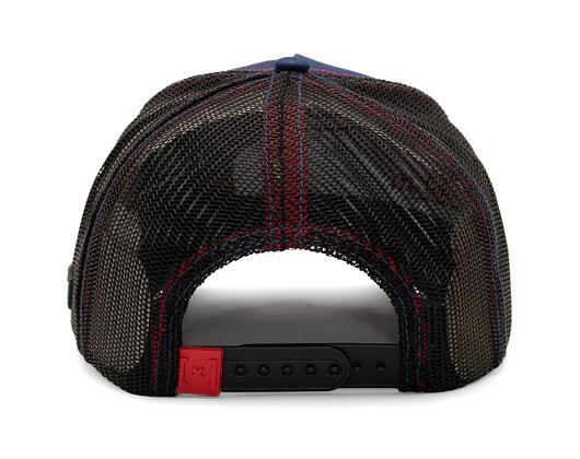 Kšiltovka Capslab Trucker - Dragon - On Fire - Midnight Blue