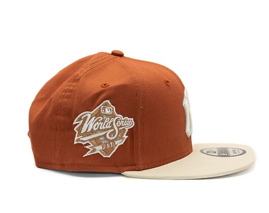 Kšiltovka New Era 9FIFTY MLB Patch New York Yankees Retro - Terracotta / Ivory