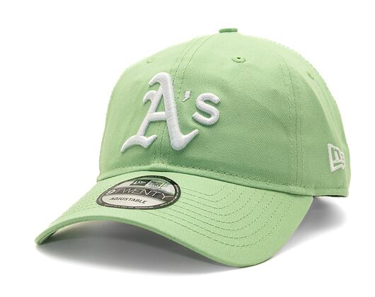 Kšiltovka New Era 9TWENTY MLB League Essential Oakland Athletics - Green Fig / White