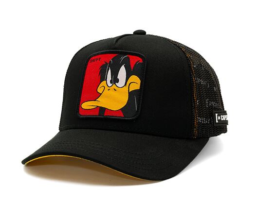 Dětská Kšiltovka Capslab Looney Tunes Trucker - Daffy Duck - Black / Red