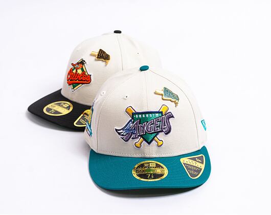 Kšiltovka New Era 59FIFTY Low Profile "Melted Cream" Pin - Anaheim Angels - Cream