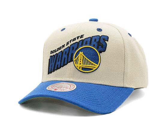 Kšiltovka NBA Retro Type Pro Snapback Golden State Warriors Off White