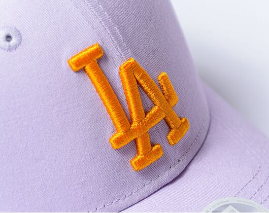 Dámská kšiltovka New Era - 9FORTY League Essential - LA Dodgers - Pastel Purple / Orange