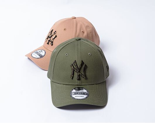 Kšiltovka New Era - 9FORTY Seasonal Infill - NY Yankees - New Olive / Black