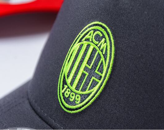 Kšiltovka New Era - 9FORTY Trucker Seasonal - AC Milan - Grey Heather