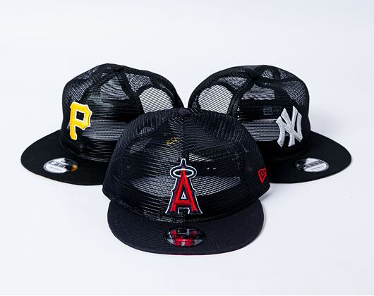 Kšiltovka New Era - 9FIFTY Embroidered Mesh - Anaheim Angels - Navy