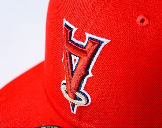 Kšiltovka New Era - 59FIFTY Upside-Down - Anaheim Angels - Scarlet