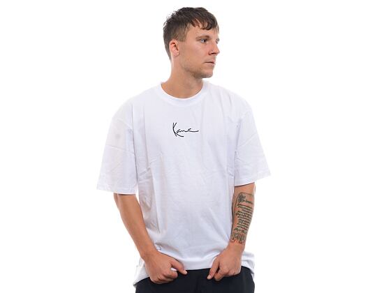 Triko Karl Kani Small Signature Tee 6060585 White/Black