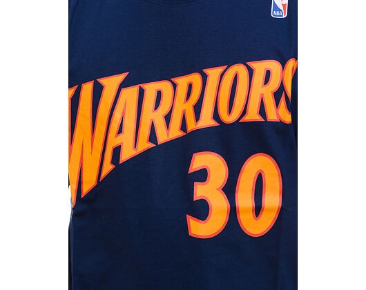 Triko Mitchell & Ness Name & Number tee Golden State Warriors Stephen Curry Navy