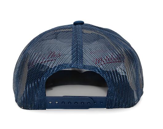 Kšiltovka Brixton - Bass Brains Boat HP Trucker - Washed Navy