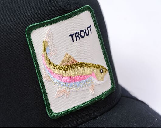 Kšiltovka Goorin Trucker - The Trout Fish - Black