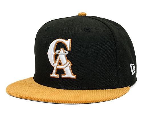 Kšiltovka New Era - 59FIFTY MLB Contrast Cord - California Angels - Black